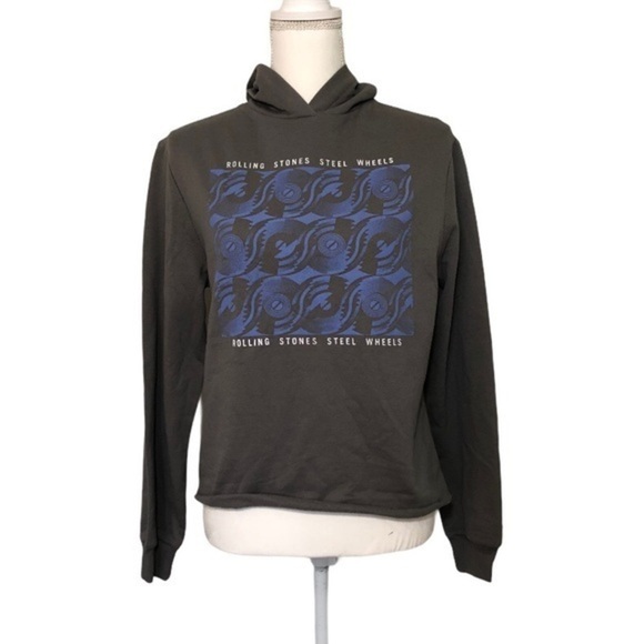NWOT The Rolling Stones Steel Wheels Hoodie Top - Picture 7 of 12